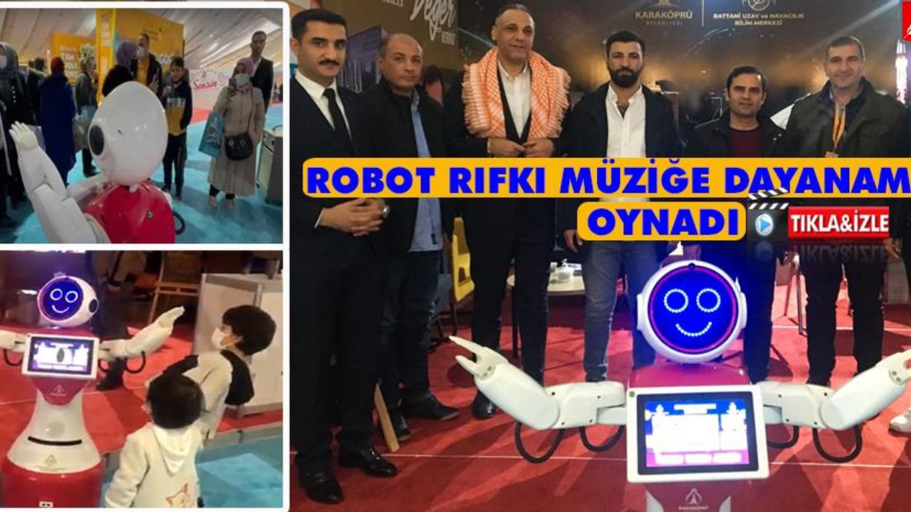 Metin Baydilli'yi Çok Seven Robot Festivalin Gözdesi Oldu