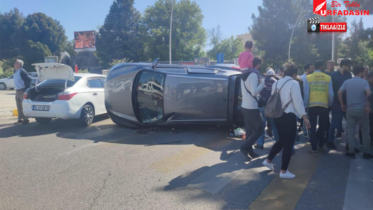 Şanlıurfa'da Feci Kaza Araç Takla Attı Yaralılar Var