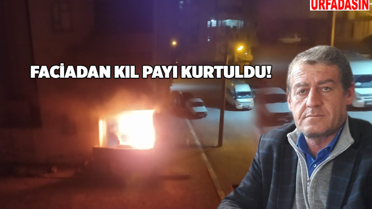 Şanlıurfa’da Gazetecinin Ofisini Ateşe Verdiler