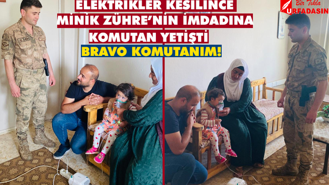 Viranşehir Köy Karakolu Komutanından Duygulandıran Davranış