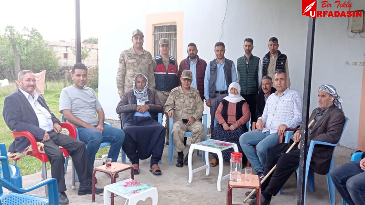  İlçe Jandarma Komutanından Şehit Ailesine Ziyaret