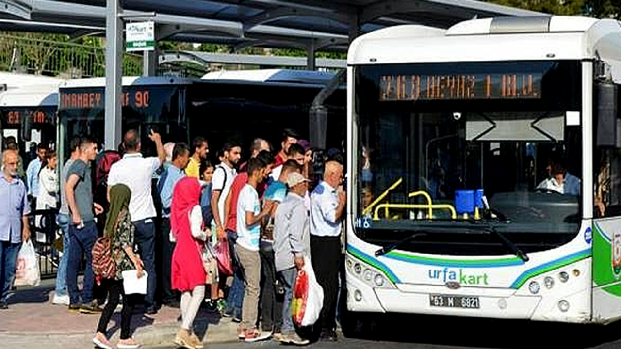 Şanlıurfa’da Bayramda Toplu Taşıma Ücretsiz
