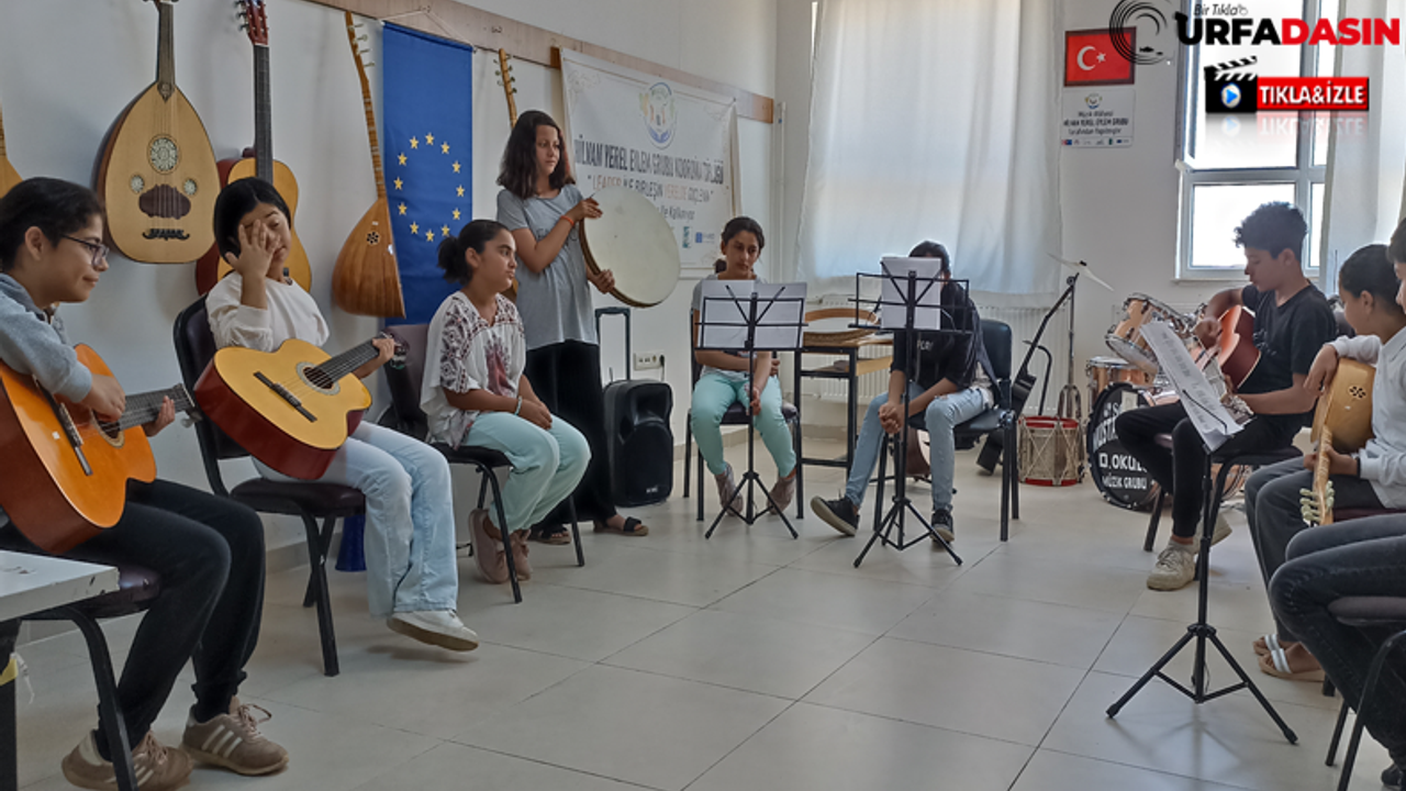 Hilvan Yerel Eylem Grubu 3 Okula Müzik Atölyesi Kurdu