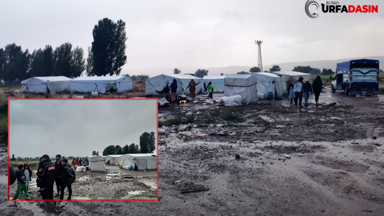 Çadır Alanını Sel Bastı, 30 Kişi Canını Zor Kurtardı