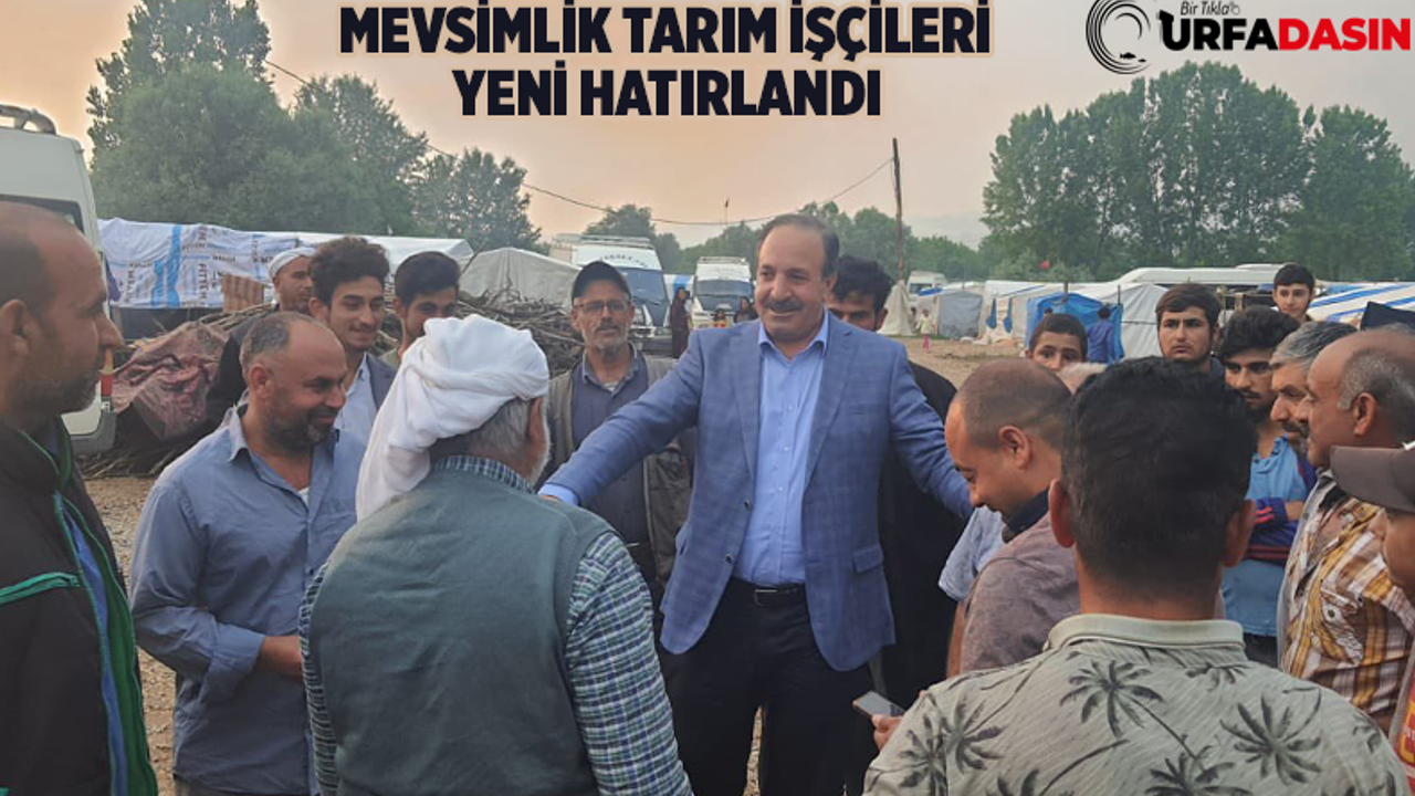 Halil Özcan Urfa’da Değil Bursa’da Tarım İşçilerini Ziyaret Etti