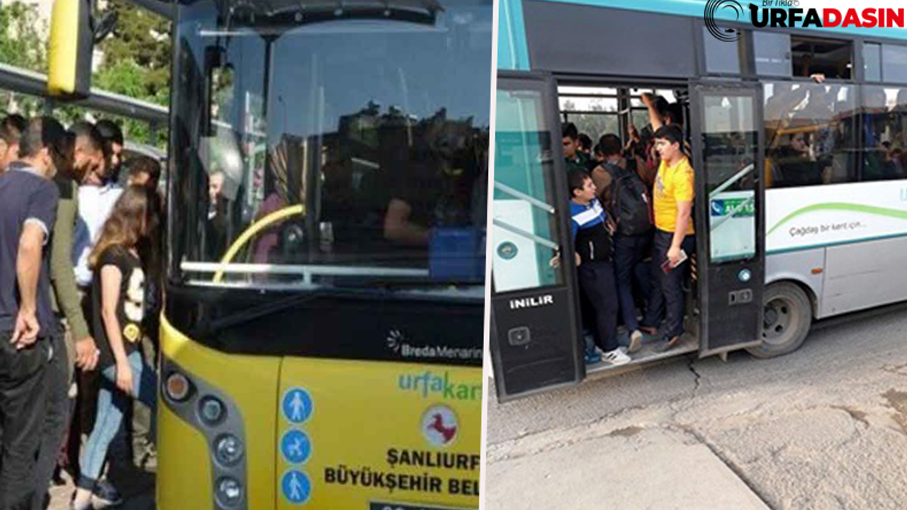Urfa'da Toplu Taşıma Sınav Günü Öğrencilere Ücretsiz