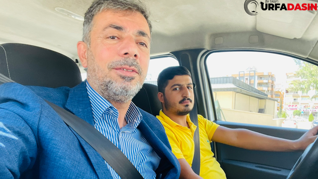 AK Parti Urfa İl Başkanı Sarı Taksiye Bindi Sorun Dinledi