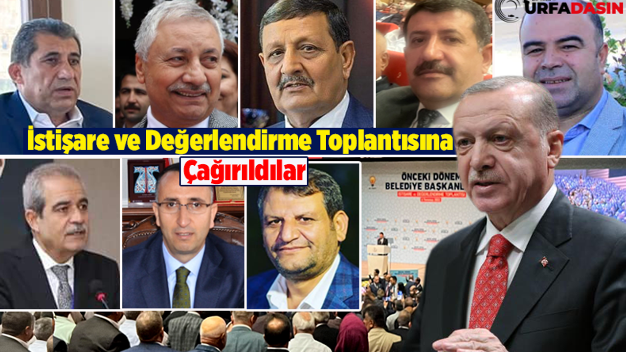 Urfa’nın Eski Belediye Başkanları Erdoğan'ın Toplantısında 