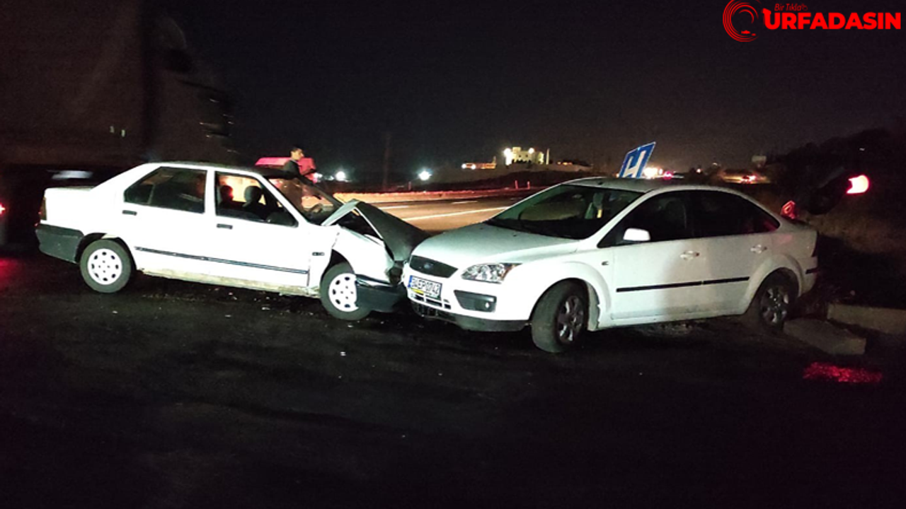 Şanlıurfa’da İki Otomobil Kafa Kafaya Çarpıştı: 5 Yaralı