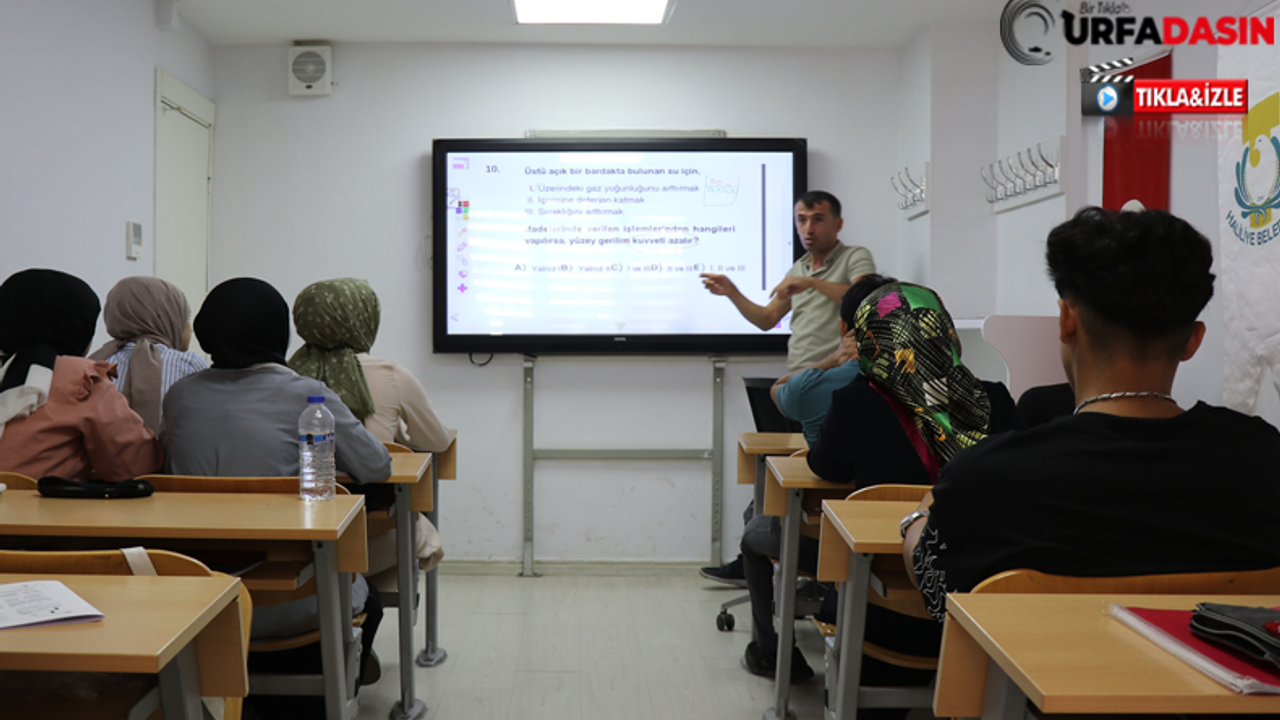 Haliliye'de Üniversite Hazırlık Yaz Kursları Devam Ediyor