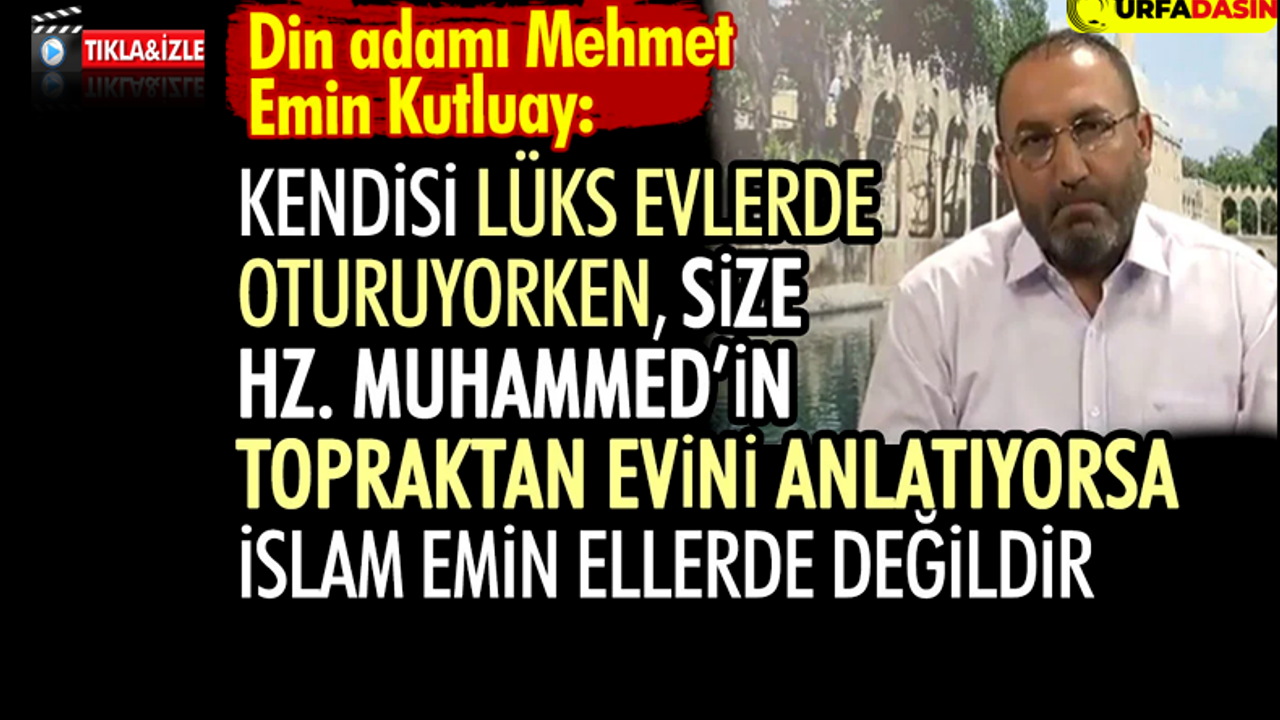 Mehmet Emin Kutluay Hocadan Çarpıcı Açıklamalar