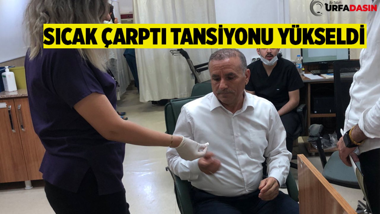 Urfa Sıcağı AK Parti İlçe Başkanını Hastanelik Etti