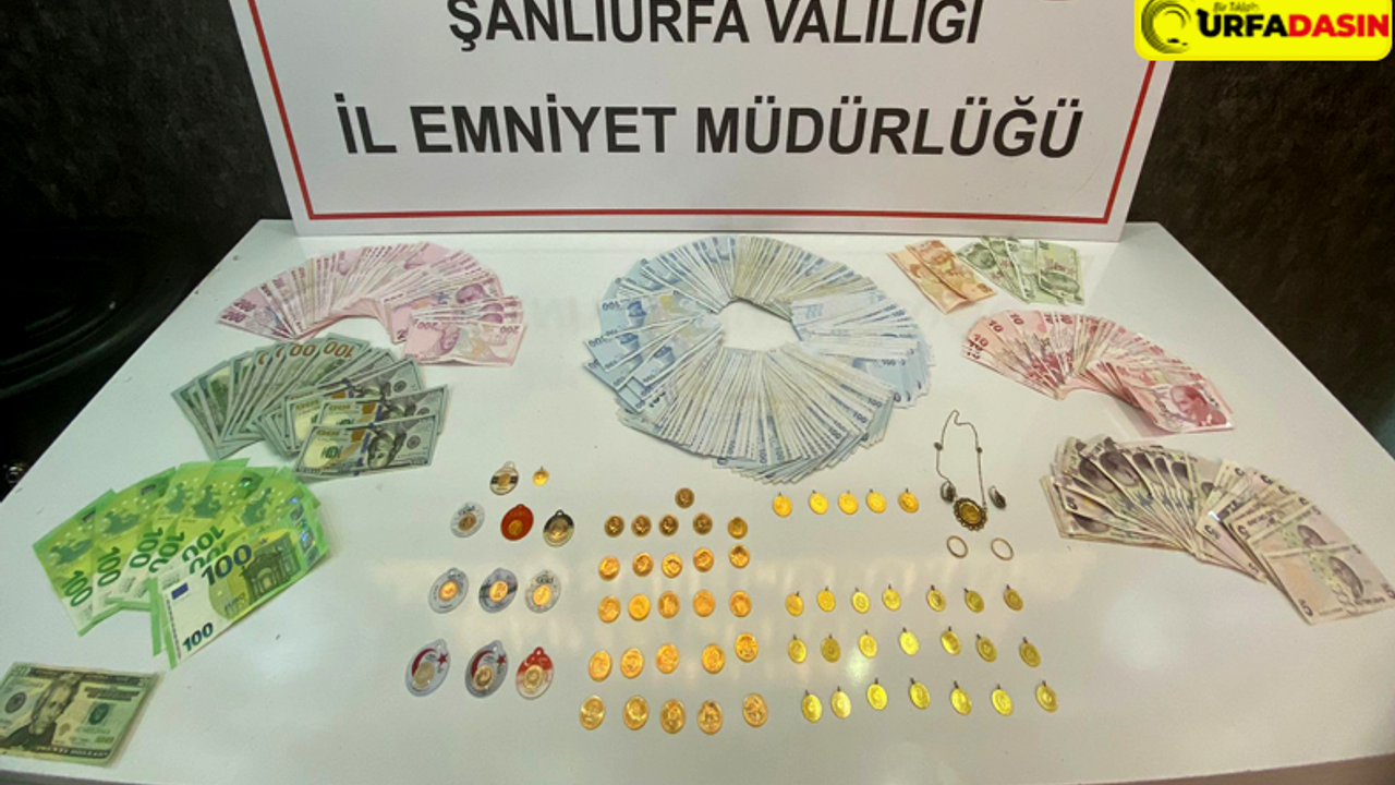Polis, Urfa'da 1 Dolandırıcıyı Para Dolu Çantayla Yakaladı