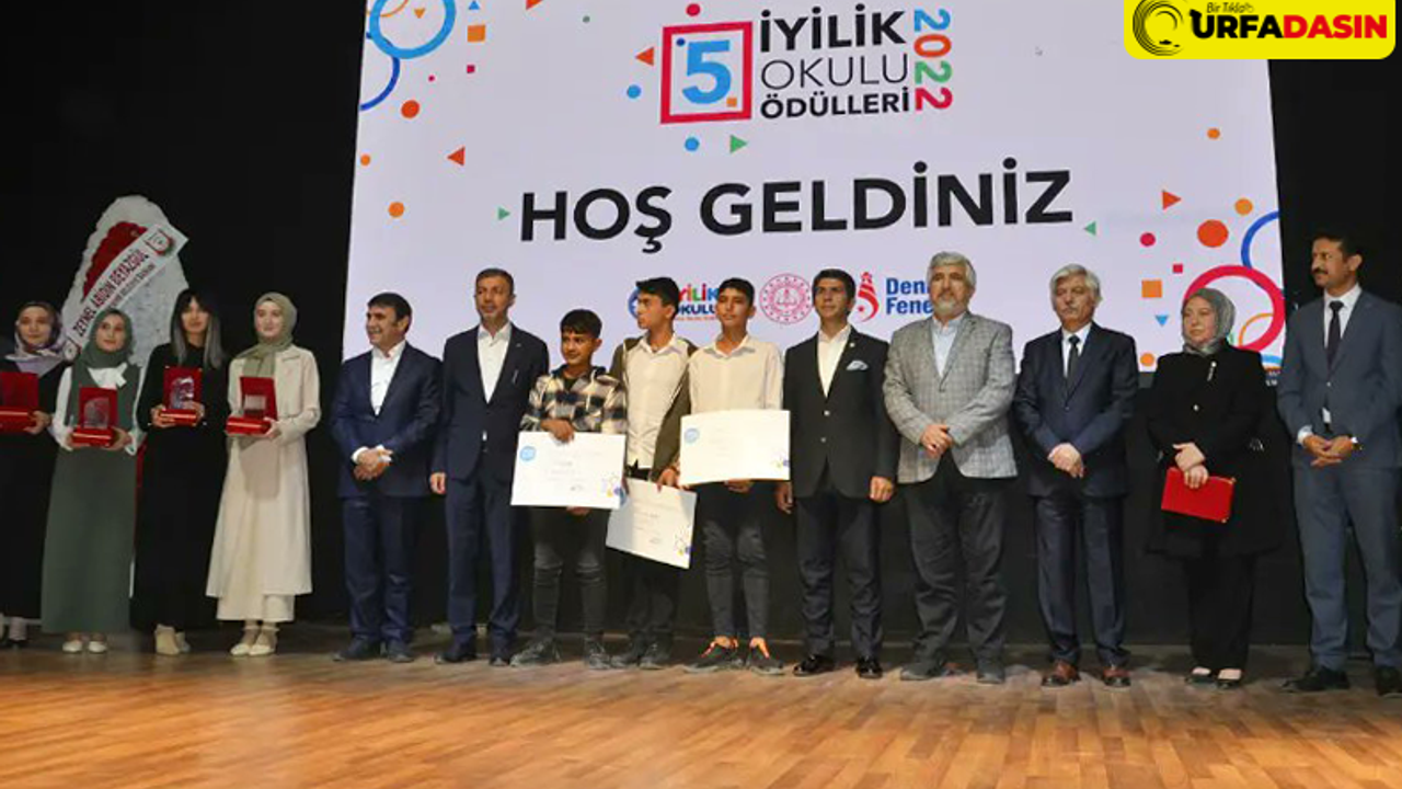 İyilikte Yarışan Okullar Ödüllerini Şanlıurfa'da Aldı
