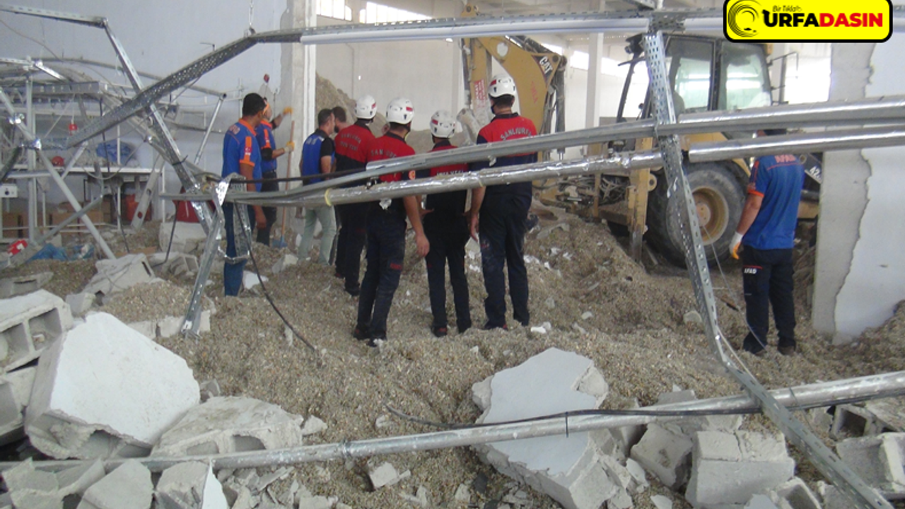 Urfa OSB'de İstinat Duvarı Çöktü:5 Yaralı