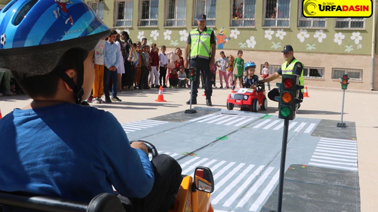 Jandarmadan, Urfa’da Köy Çocuklarına Trafik Eğitimi