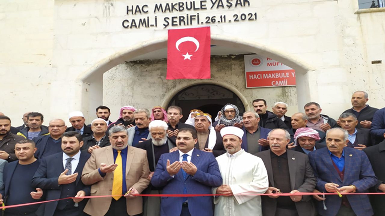 Hacı Makbule Yaşar Camii İbadete Açıldı