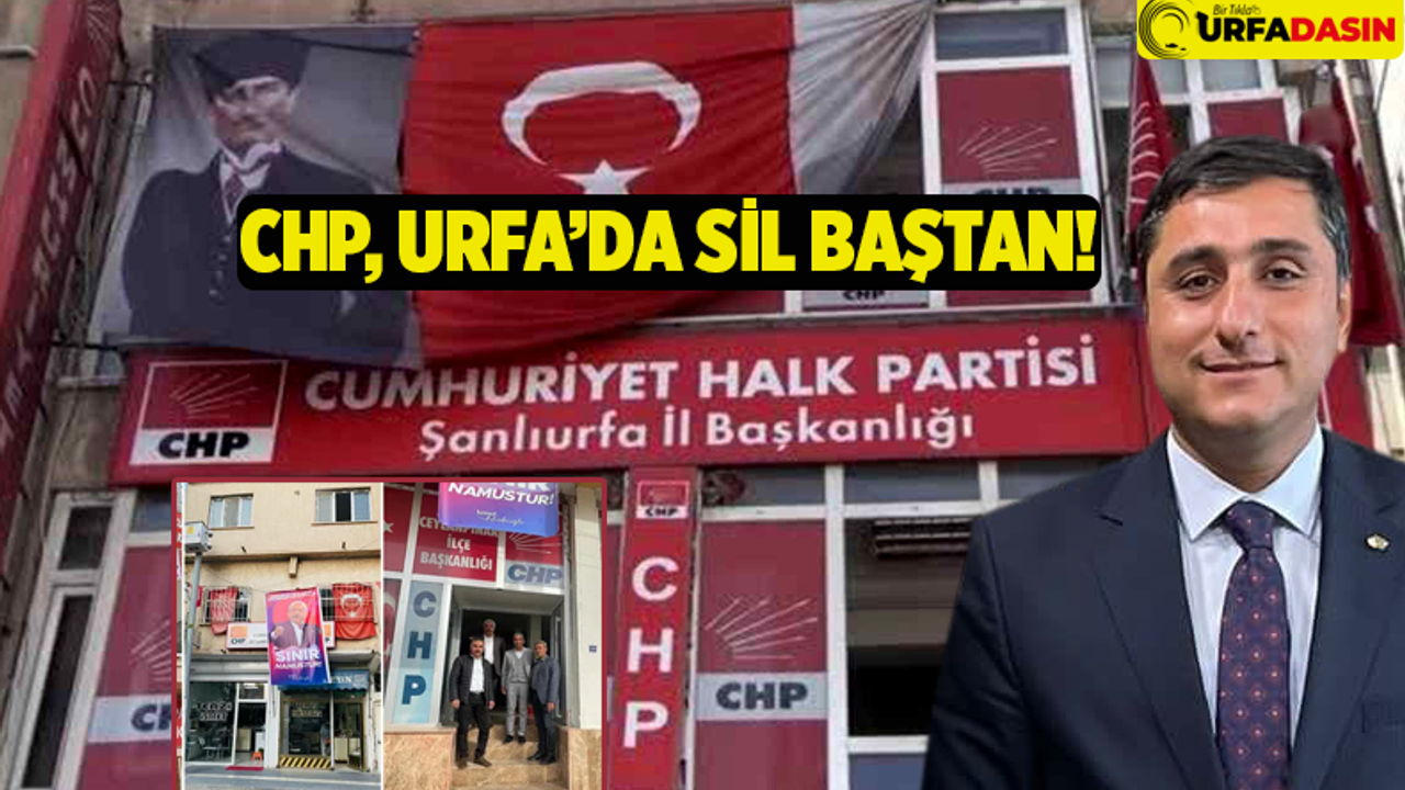 CHP Urfa İl Başkanı Ferhat Karadağ Görevi Devrediyor!