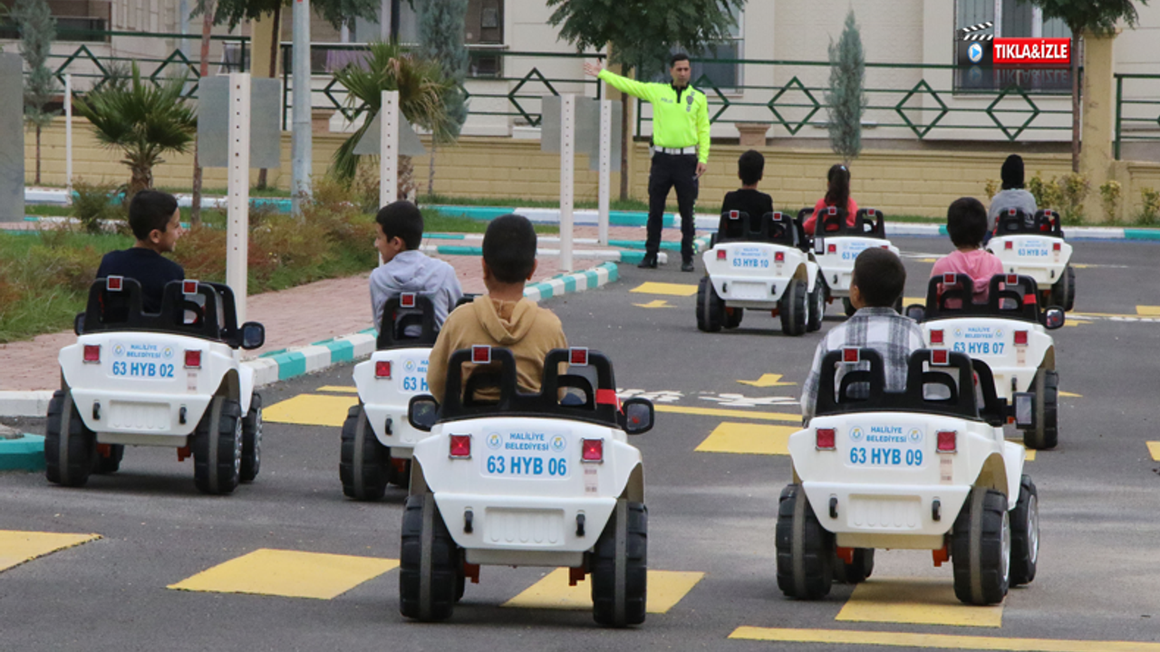 Haliliye’de Çocuk Trafik Parkında Eğitimler Başladı 