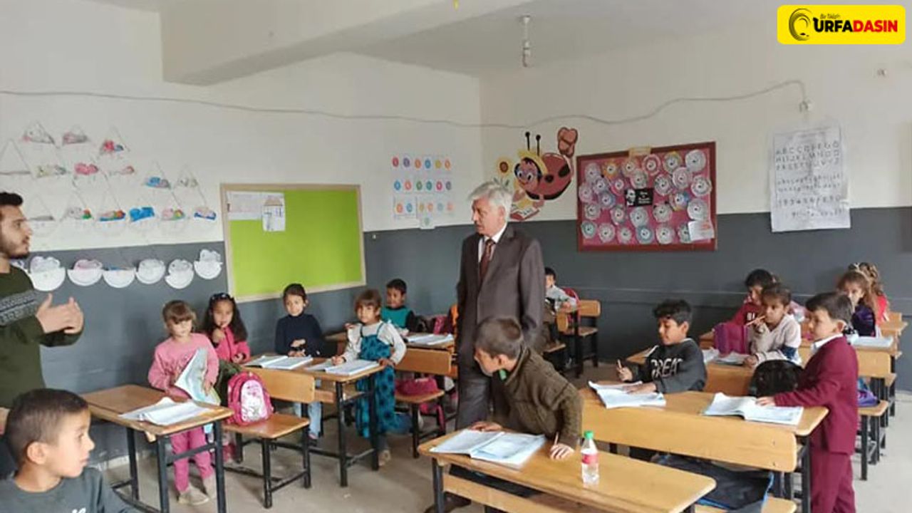 Milli Eğitim Müdürü Viranşehir'de İncelemelerde Bulundu