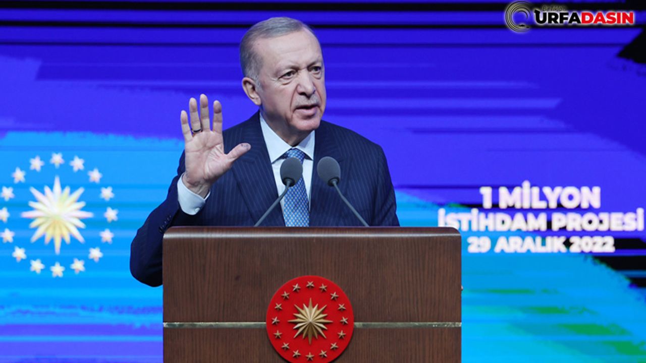 Başkan Erdoğan'dan Şanlıurfa İstihdam Programı