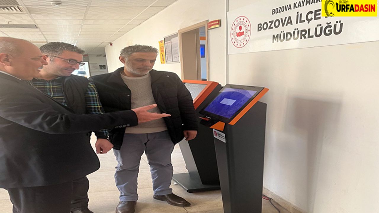 Bozova’da NüfusMatik Cihazı Hizmete Girdi