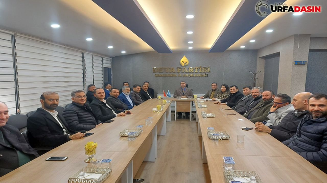 DEVA Partisi Urfa Teşkilatı Aralık Toplantısı Düzenledi