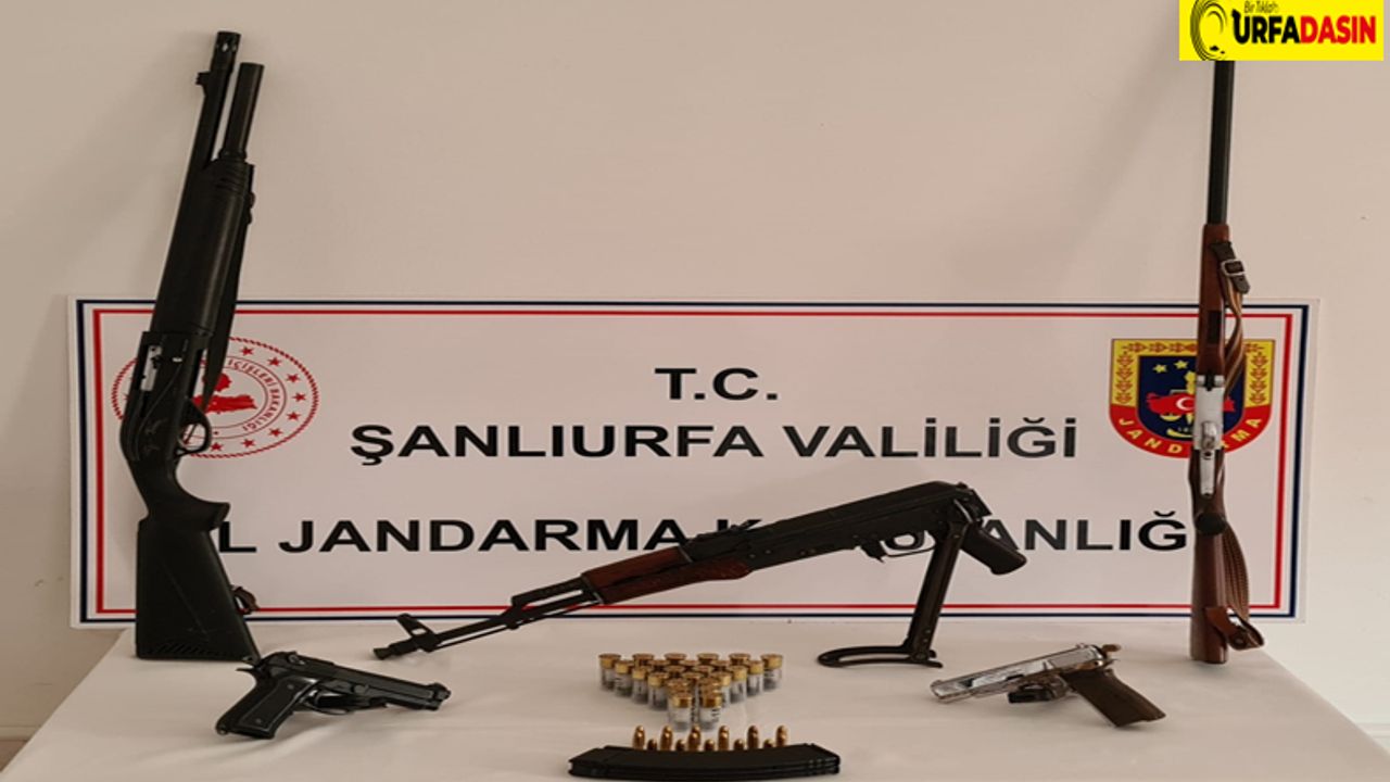 Şanlıurfa Merkez ve 3 İlçede Silah Kaçakçılığına 5 Gözaltı