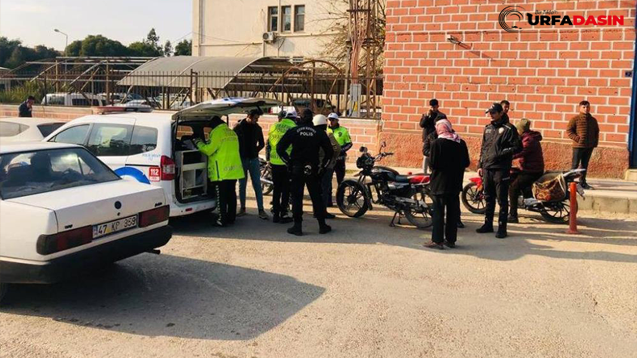 Şanlıurfa’da Motosiklet Sürücülerine Ceza Yağdı