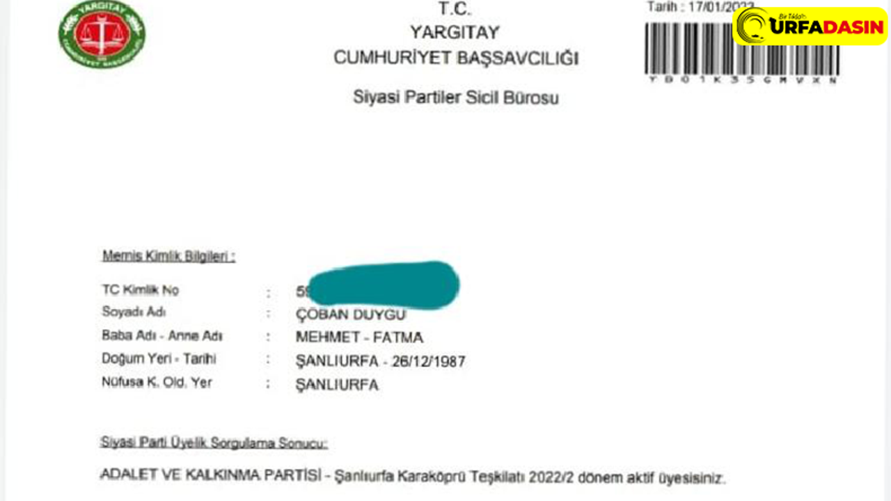 Yok Artık! CHP'li Başkanın Eşini AKP Üyesi Yapmışlar