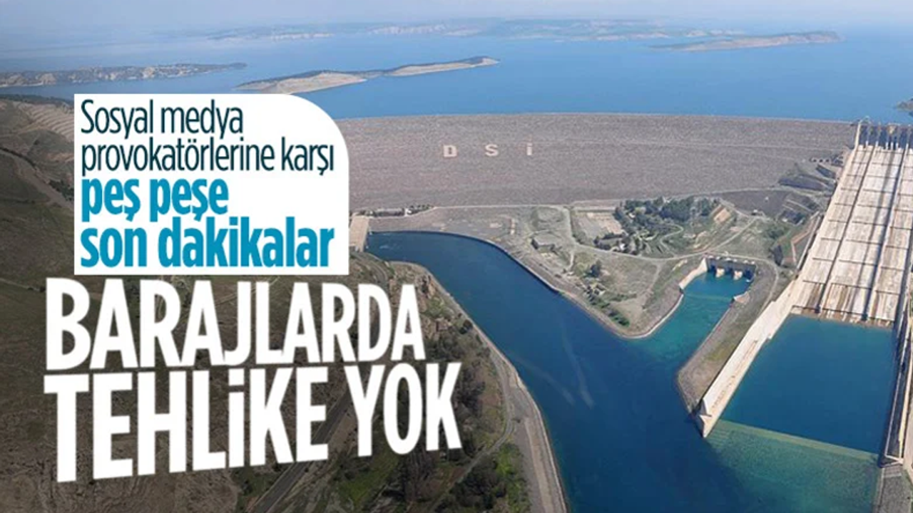 Atatürk Barajında Son Durum