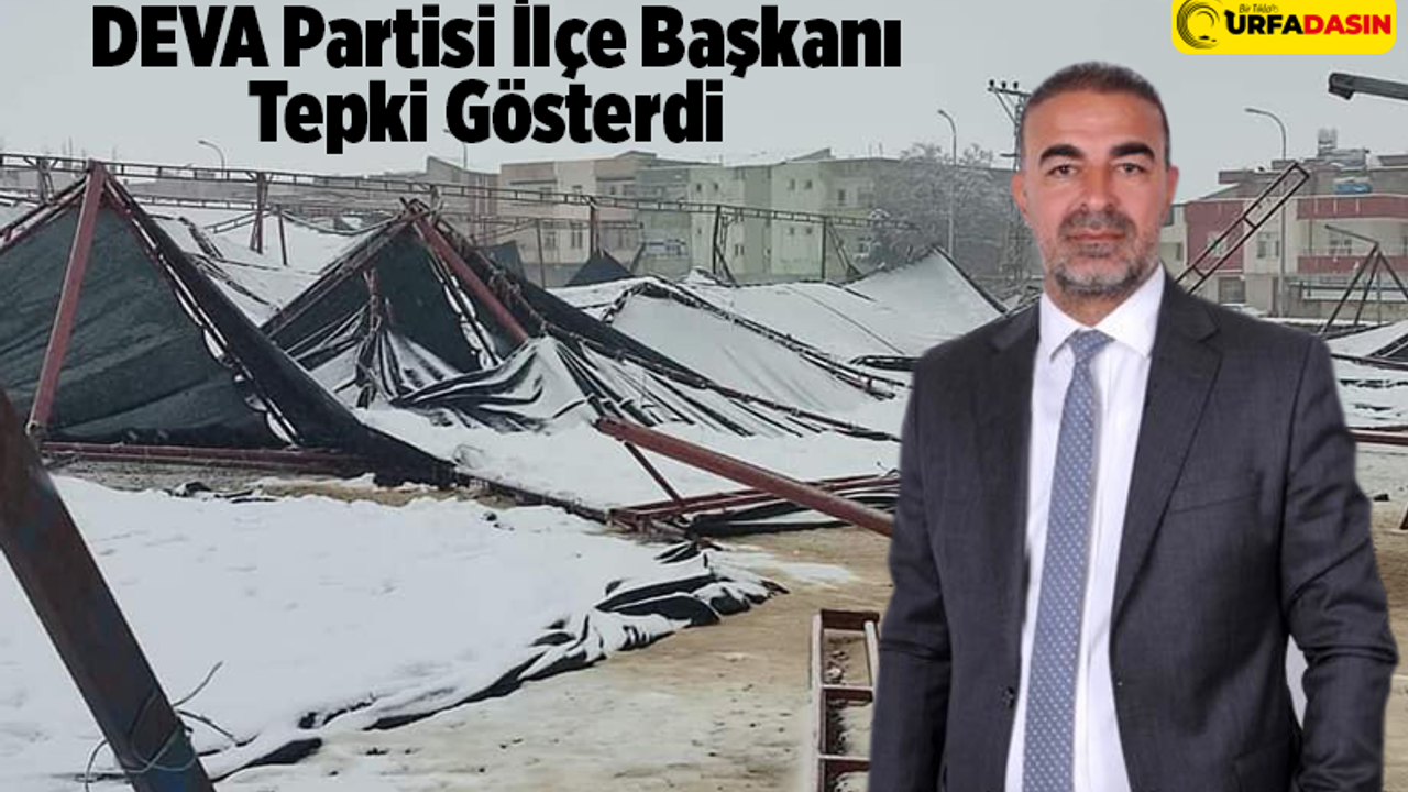 Viranşehir Canlı Hayvan Pazarı Kar Yağışında Çöktü
