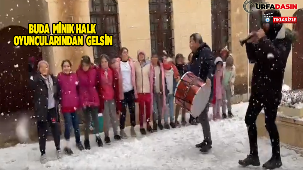 Şanlıurfa'da Çocukların Kar Yağışı Sevinci
