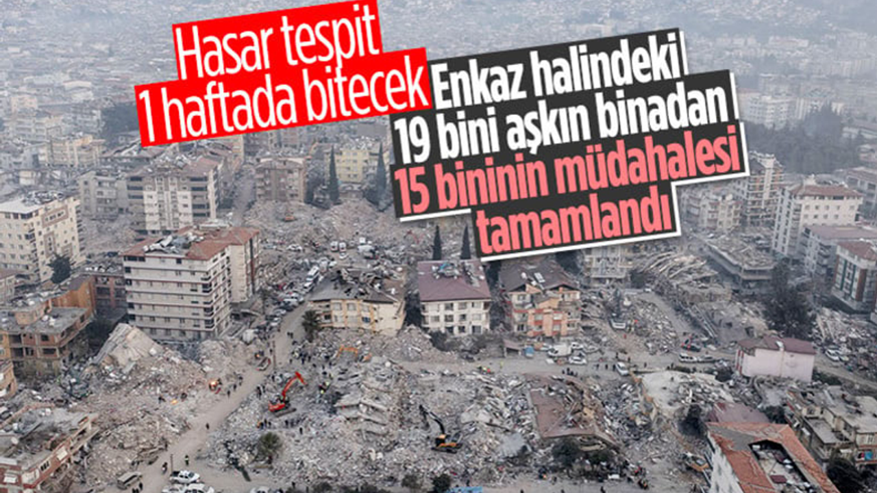 Erdoğan'dan hasar tespit çalışmalarıyla ilgili açıklama