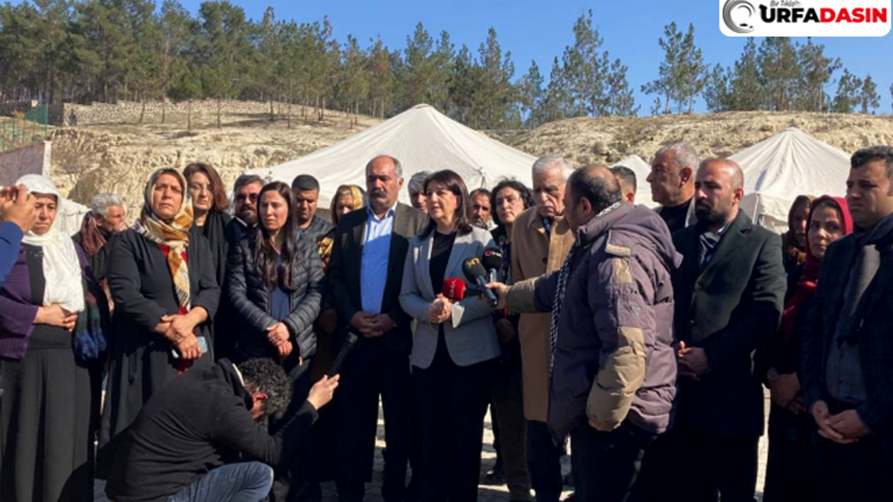 HDP Eş Başkanı Pervin Buldan Şanlıurfa’da Depremzedeleri Ziyareti Etti