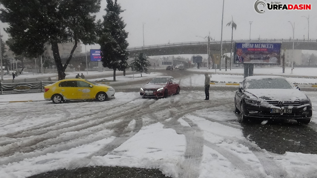 Şanlıurfa'da Kar Yağışı Yeniden Başladı