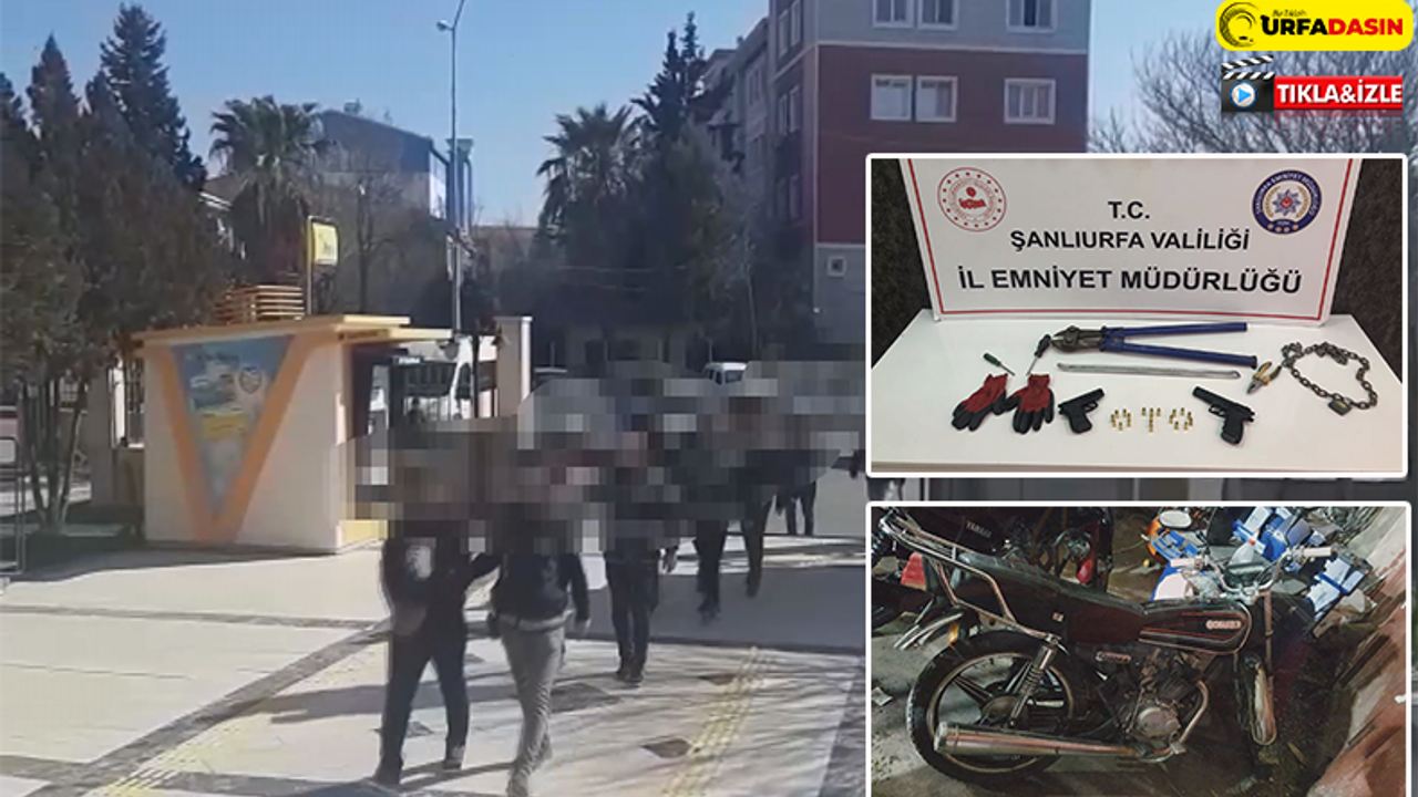 Şanlıurfa’da Motosiklet Hırsızlığı Operasyonu: 3 Tutuklama