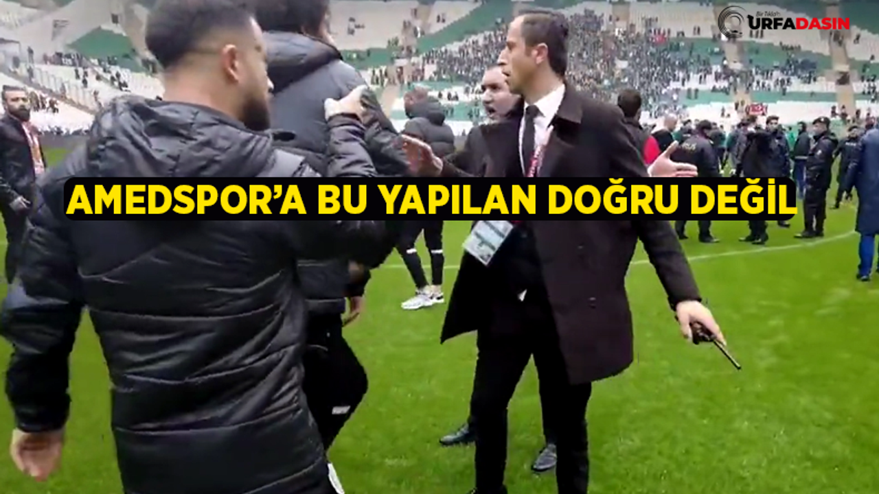 Bursaspor - Amedspor Maçı Öncesi Futbolcuları Arasında Arbede 