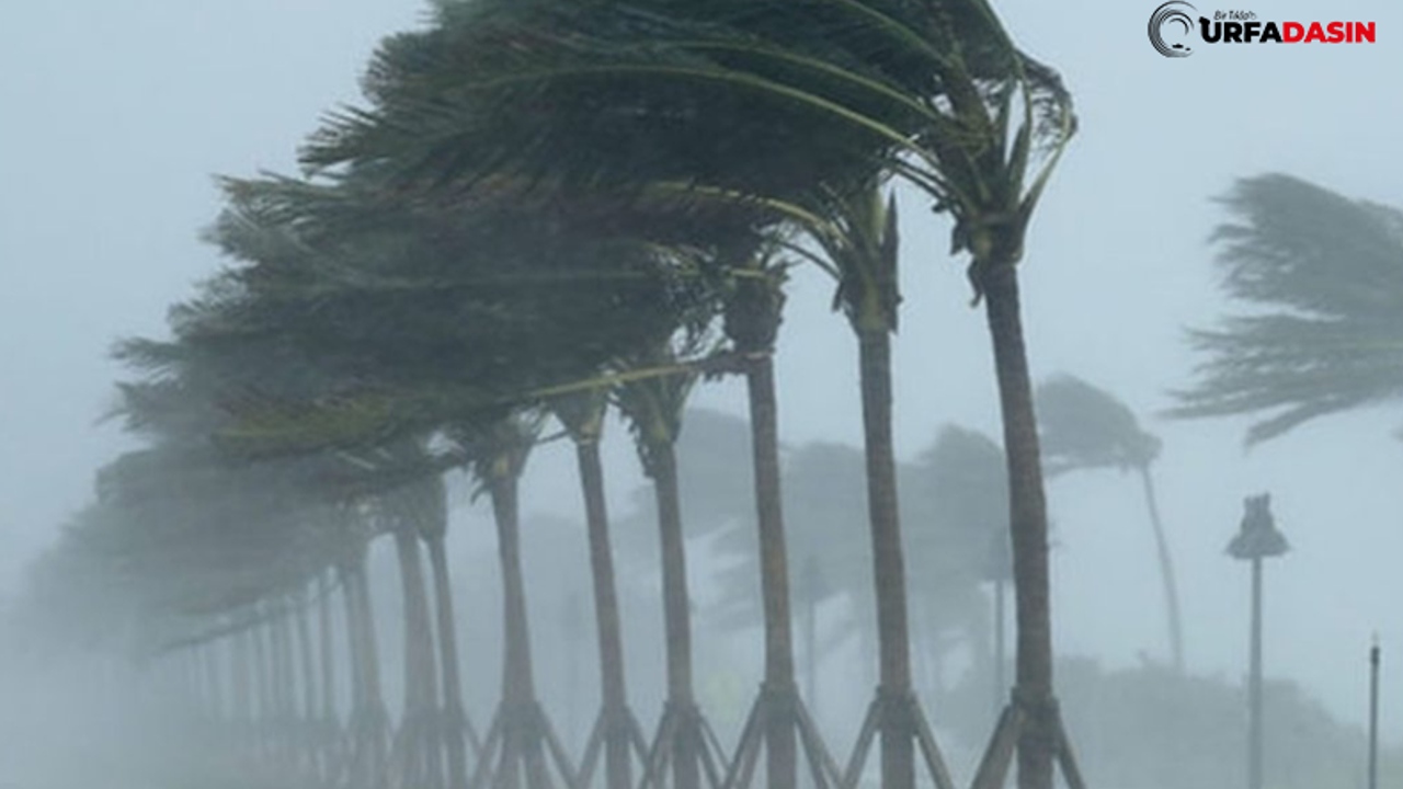 Şanlıurfa’da Kuvvetli Rüzgar Ve Fırtına Uyarısı