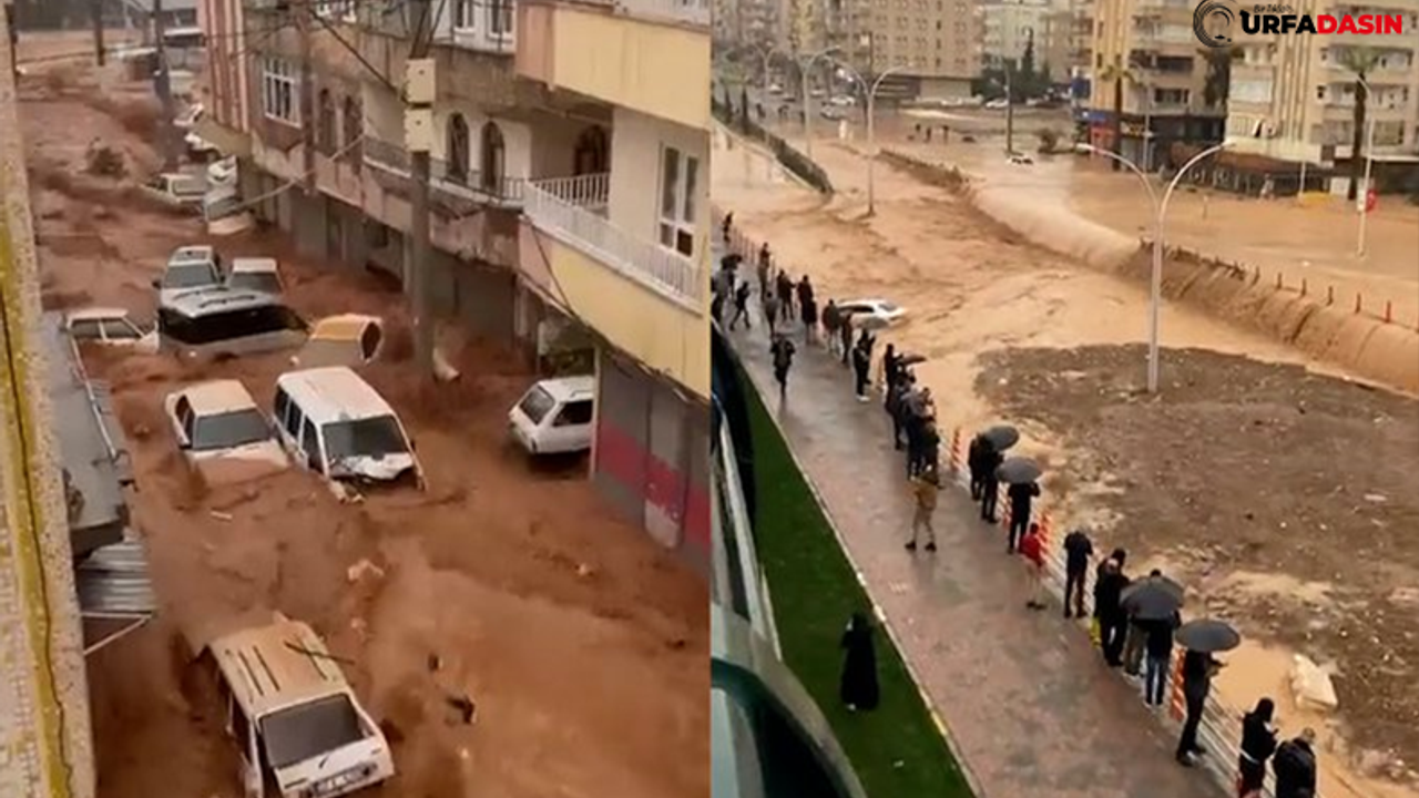 Şanlıurfa’da Yağış Nedeniyle Bazı Caddeler Trafiğe Kapatıldı
