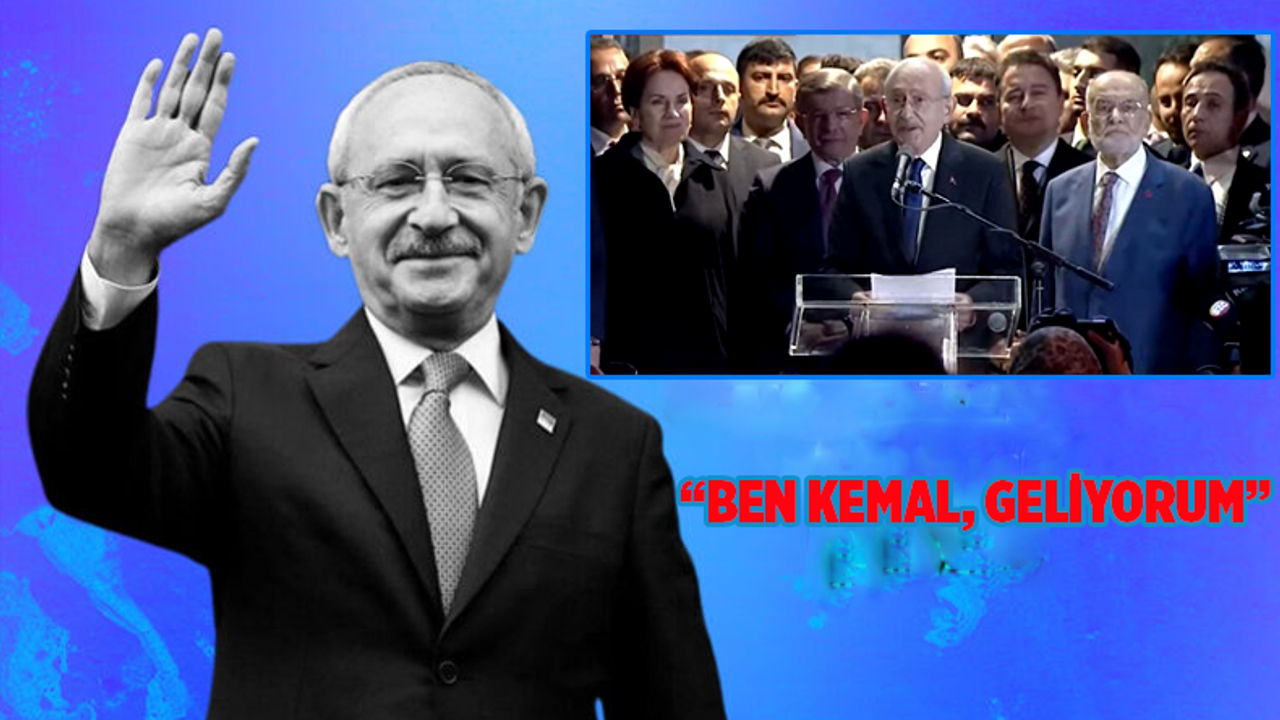 Millet İttifakının Cumhurbaşkanı Adayı Kılıçdaroğlu Oldu
