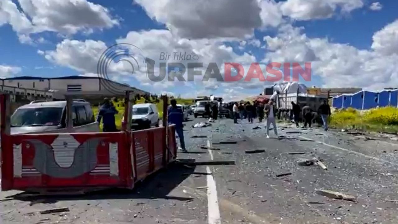 Şanlıurfa'da Zincirleme Trafik Kazasında 2 Kişi Öldü, 4 Kişi Yaralandı