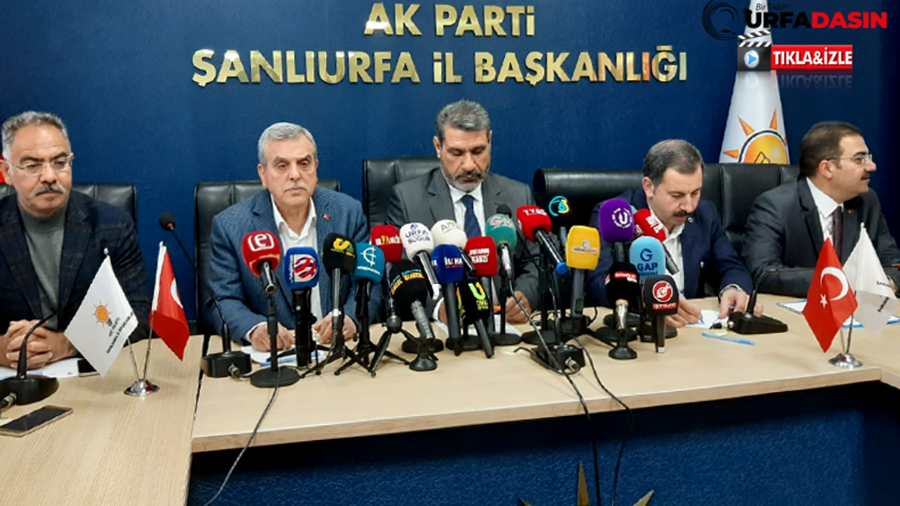 AK Parti Şanlıurfa İl Başkanlığından Erdoğan'ın Mitingine Davet