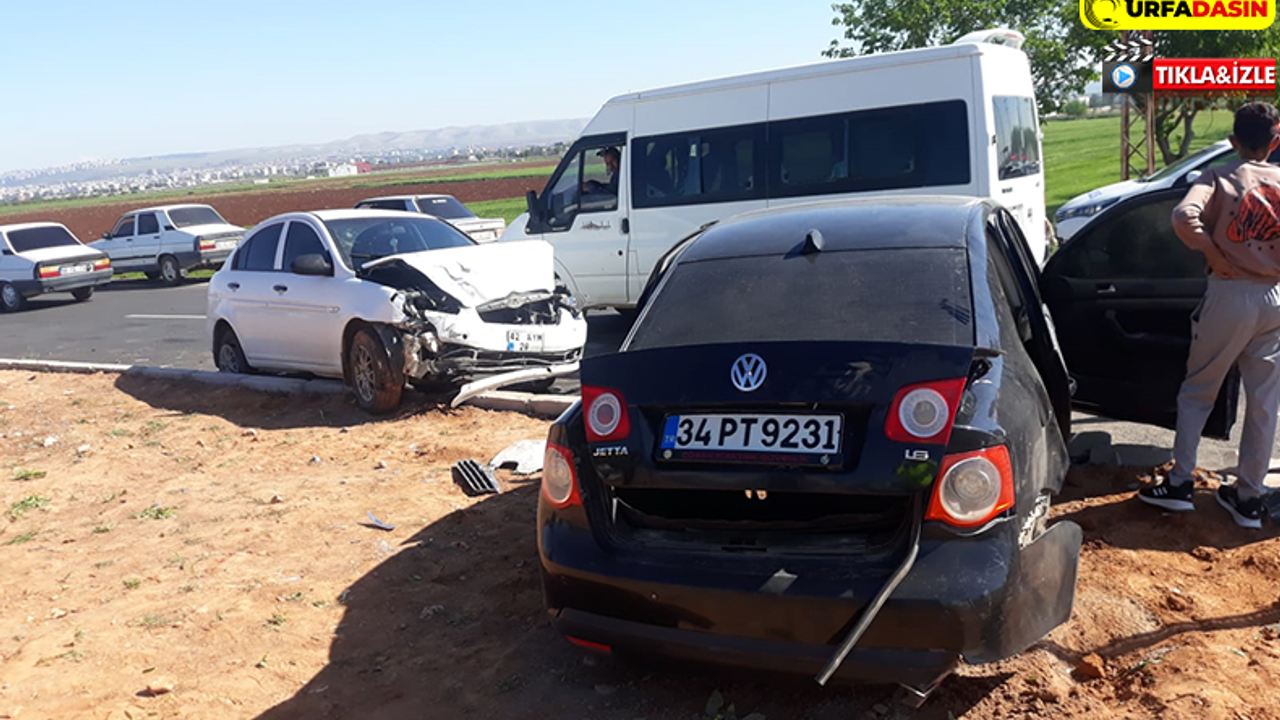 Şanlıurfa’da İki Otomobil Çarpıştı: 4 Yaralı