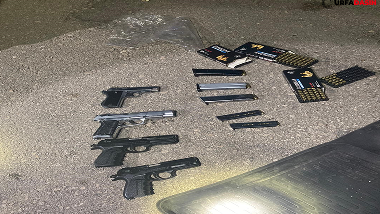 Şanlıurfa’da 18 Silah Ele Geçirildi, 2 Kişi Tutuklandı