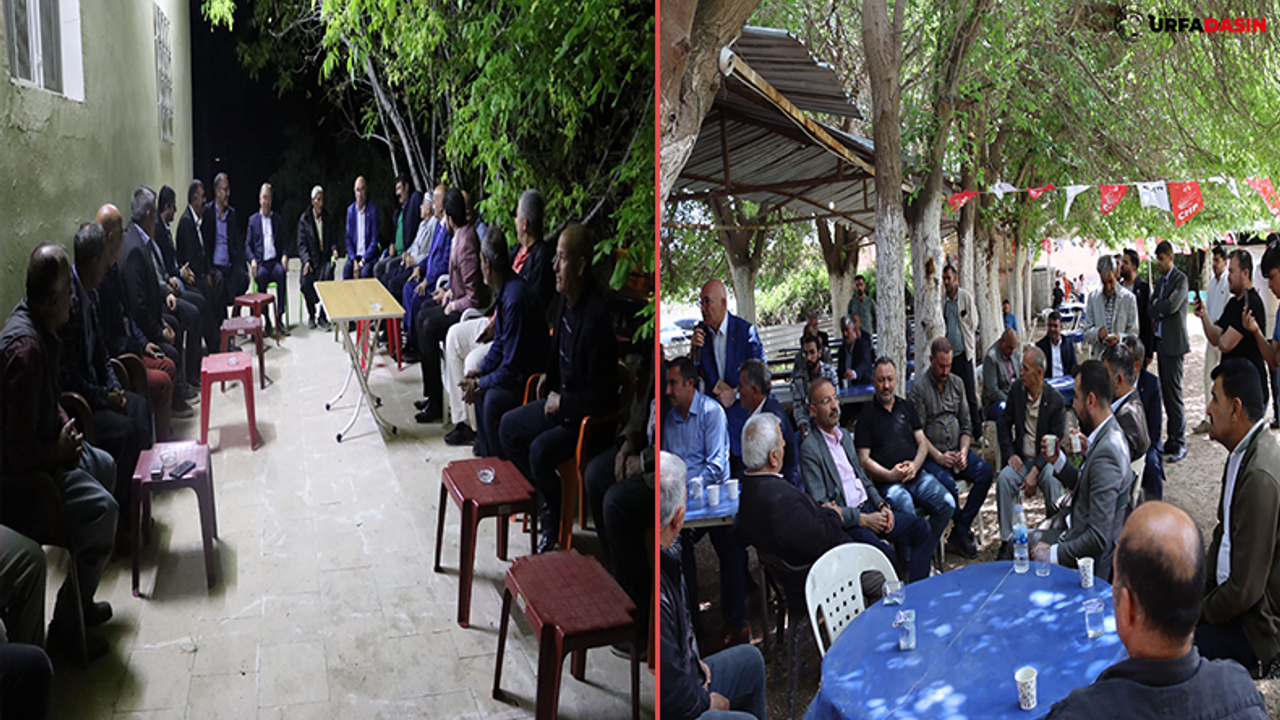 CHP Şanlurfa İl Örgütü Ve Milletvekili Adayları, Gündüz Suruç'a, Gece Hilvan Kırsalına İndi!