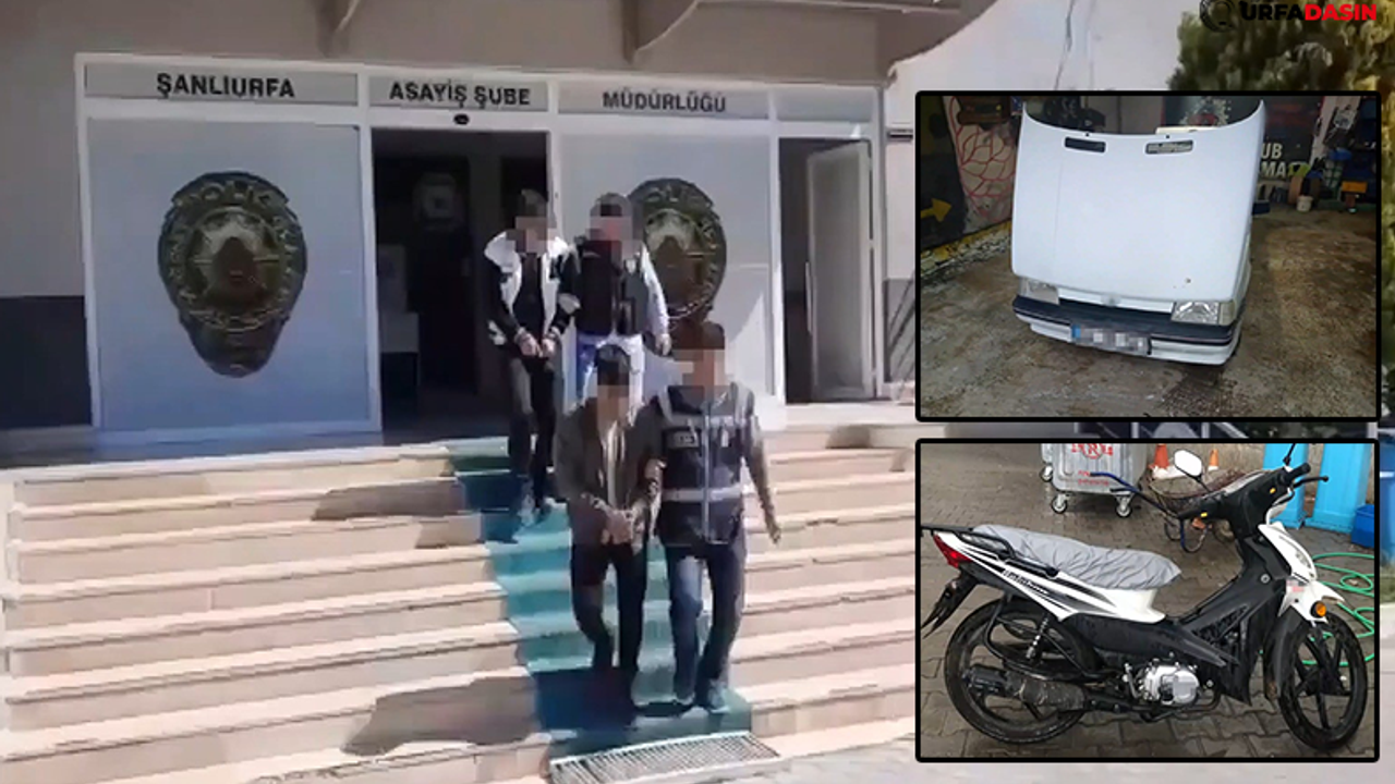 Şanlıurfa’da Çalıntı Otomobil Ve Motosiklet Operasyonunda 2 Tutuklama
