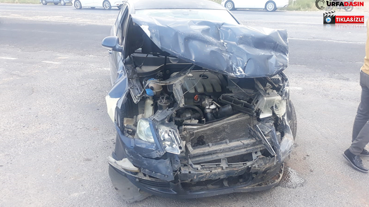 Şanlıurfa'da Pikap İle Otomobilin Çarpıştığı Kazada 3 Kişi Yaralandı
