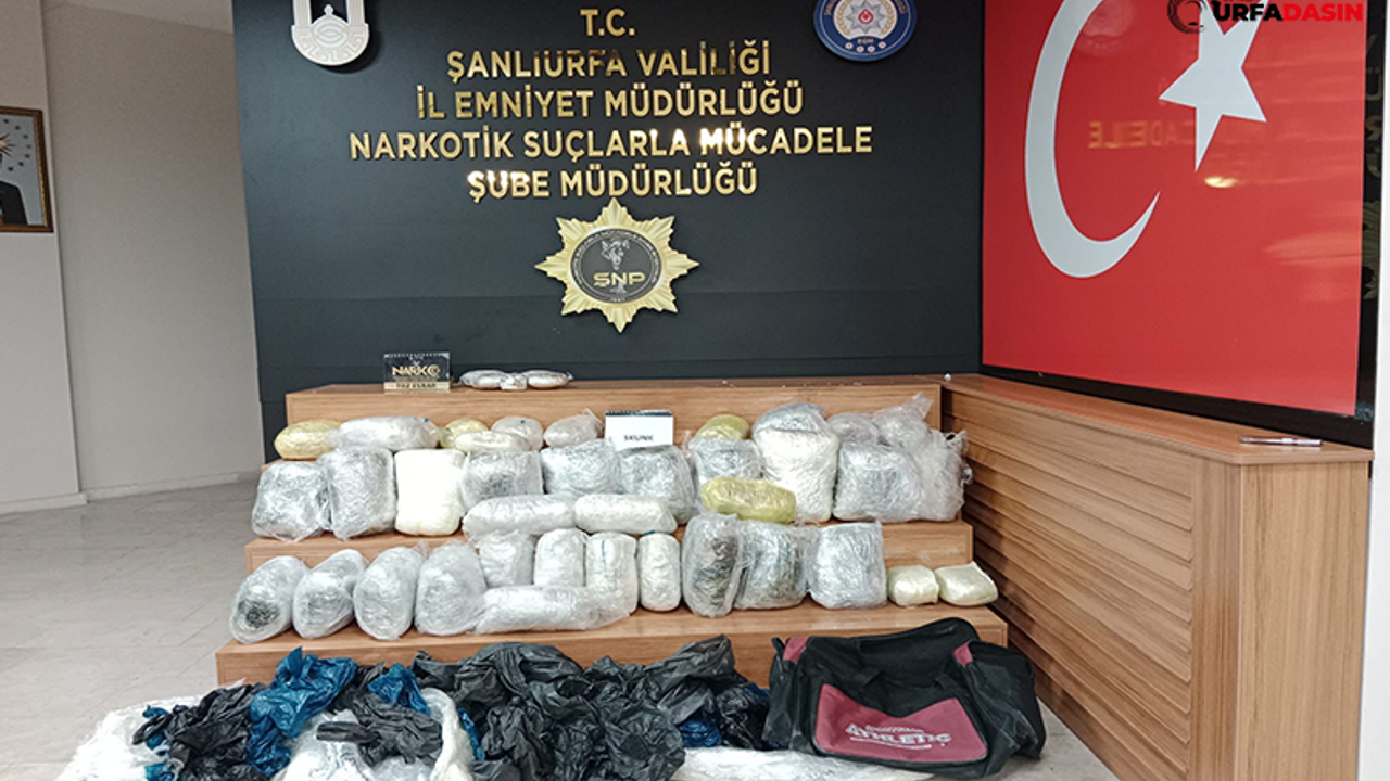 Şanlıurfa’da 48 Kilogram Uyuşturucu Ele Geçirildi: 2 Gözaltı