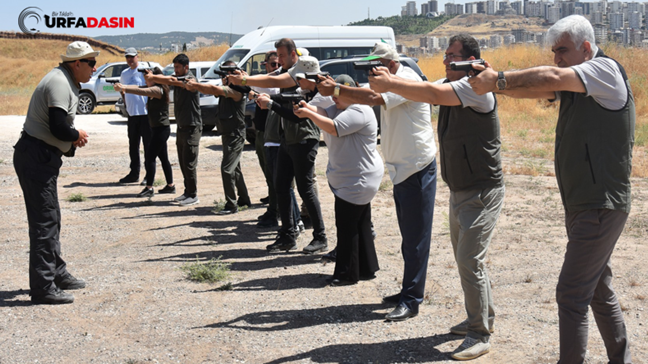 Şanlıurfa Orman Bölge Müdürlüğü Personeline Silah Eğitimi Verildi